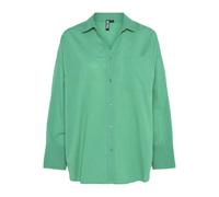PIECES Pcmatinka LS Shirt Camicia, Verde-Simply Green, S Donna