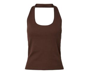 Pieces Pcmay Halterneck Top Jrs BC, Chicory Coffee, M Donna