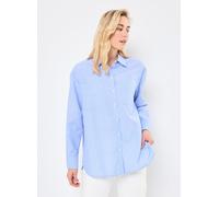 Pieces - PCMELIA LS LOOSE SHIRT WVN NOOS BC Blu - Abbigliamento M Blu