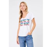Pieces - Pcmerima Ss T-Shirt Fc Bc Bianco - Abbigliamento XL Bianco