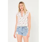 Pieces - Pcminna Sl Top Pa Bianco - Abbigliamento L Bianco