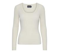 PIECES Pcmira LS U-Neck Knit Noos BC Maglione Lavorato a Maglia, Betulla, XL Donna