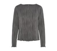 PIECES Pcnannika LS Boatneck Top BC Maglietta a Maniche Lunghe, Magnet, M Donna