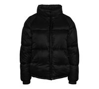 PIECES Pcnaomy High Collar Puffer Jacket Giacca Trapuntata, Nero, S Donna