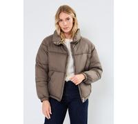 Pieces - Pcnaomy High Collar Puffer Jacket Marrone - Abbigliamento XS Marrone