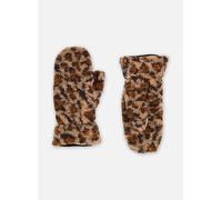 Pieces - Pcnetty Teddy Mittens Bc Marrone - Guanti L Marrone