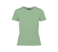 PIECES Pcnicca SS O-Neck Top Kac BFD T-Shirt, Quiet Green, S Donna