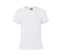 PIECES PCNICCA SS O-Neck Top Noos, Bianco, M