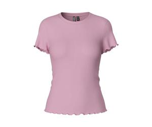 PIECES Pcnicca SS O-Neck Top Noos, Roseate Spoonbill, S Donna