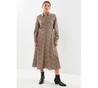 Pieces - PCNOVA LS MIDI DRESS NOOS BC Marrone - Abbigliamento M Marrone