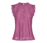 Pieces PCOLLINE SL Lace Top Noos BC, Ibis Rose., S
