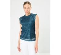 PIECES Pcolline SL Lace Top Noos BC, Reflecting Pond, M Donna