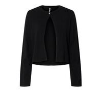 PIECES Pcorina LS O-Neck Knit Cardigan Pwp BC, Nero, XL