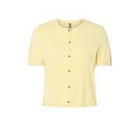 PIECES Pcorina SS O-Neck Knit Cardigan PW BC, French Vanilla, M