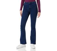 PIECES Pcpeggy Flared HW Db Noos BC, Blu Jeans Scuro, S Donna