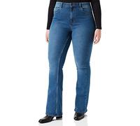 PIECES Pcpeggy Flared HW Jeans Donna MB Noos BC, Blu Denim Medio., M