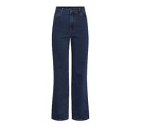 PIECES Pcpeggy HW Wide Pant Db Noos BC Jeans, Blu Jeans Scuro, S