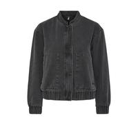 Pieces - Pcpenelope Denim Bomber Grigio - Abbigliamento XS Grigio