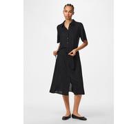 Pieces - PCPIA 2/4 MIDI SHIRT DRESS WVN NOOS Nero - Abbigliamento M Nero