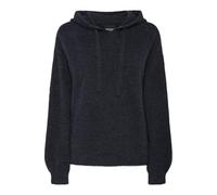 PIECES PCPIKO LS Felpa con Cappuccio Knit BC, Blu Marittimo. Dettagli: Melange, XL