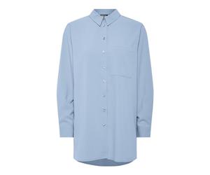 Pieces Pcpoppy LS Oxford Loose Shirt Noos, Blu di Cachemire, S