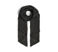PIECES Pcpyron Long Scarf Noos BC Sciarpa, Nero/Dettaglio: Oro Lurex, Taglia Unica Donna