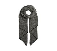 PIECES Pcpyron Long Scarf Noos Bc Sciarpa da donna, Nero/Dettagli: W. WHITECAP GRIGIO, Taglia unica