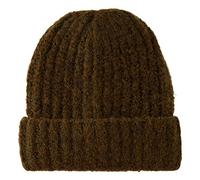 PIECES Pcpyron Structured Hood Noos BC Berretto Lavorato, Verde Oliva Scuro, Taglia Unica Donna