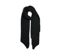 sciarpa lunga strutturata da donna Pieces Pyron Noir TU