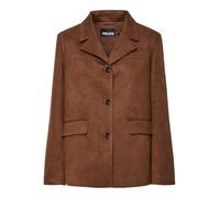 PIECES Pcrakel Brushed Outerwear Blazer, Marrone Scuro, M Donna