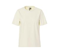 PIECES Pcria SS Lurex Neck Tee Jrs Noos BC, White Pepper, S Donne