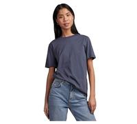 PIECES Pcria SS Solid Tee Noos BC T-Shirt, Ombre Blu, XS Donna