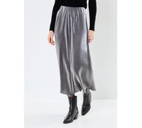 Pieces - Pcrola Hw Midi Skirt Bc Grigio - Abbigliamento L Grigio