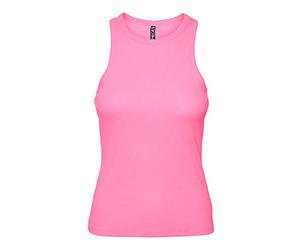 PIECES Pcruka-Canottiera Noos BC Top, Begonia Rosa, XL Donna