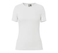 Pieces Pcruka SS Top Noos BC T-Shirt, Cloud Dancer, L Donna