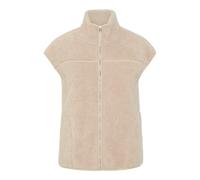Pieces Pcsadia Teddy Vest Noos Bc, Argento, XS