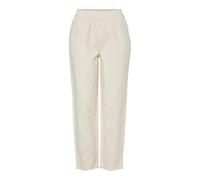 Pieces Pcsally HW Pantaloni alla Caviglia FC, Bianco e Grigio, XL