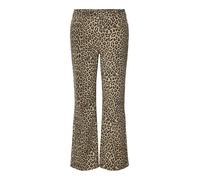 PIECES Pcsalume MW Cropped Denim Jeans, White Pepper, 26 Donna
