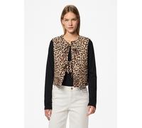Pieces - PCSARIA SHORT VEST Marrone - Abbigliamento L Marrone