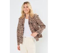 Pieces - PCSAROLINE SHORT PRINTED JACKET Marrone - Abbigliamento M Marrone