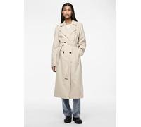 Pieces - PCSCARLETT LS TRENCHCOAT NOOS Beige - Abbigliamento - Taglia L L Beige
