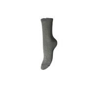 PIECES Pcsebby Glitter Long 1 Pack Socks Noos, Calzini Donna, Deep Lichen Green/Detail: Toned Lurex, Taglia unica