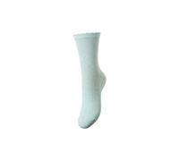 PIECES Pcsebby Glitter Long Socks Noos Bc, Dusty Aqua, Taglia unica