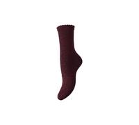 PIECES Pcsebby Glitter Long Socks Noos Bc, Tawny Port, Taglia unica