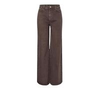 PIECES Pcselma HW Wide Colered Jeans Noos, Hot Fudge, 31W x 32L