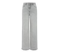 Pieces Pcselma HW Wide Jeans LG Noos BC, Denim Grigio Chiaro, 28W x 30L Donna
