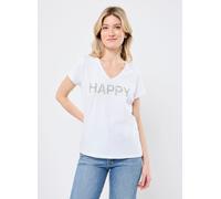 Pieces - PCSERIMA SS T-SHIRT FC BC Bianco - Abbigliamento M Bianco