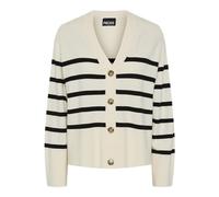 Pieces Pcsia LS Cardigan Noos BC Maglione, Bianco, L Donna