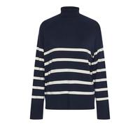 Pieces - Amelia - Dolcevita blu navy e bianco a righe XL
