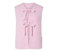 PIECES Pcsilly SL Rev Tie Vest Knit Noos BC, Roseate Spoonbill, S